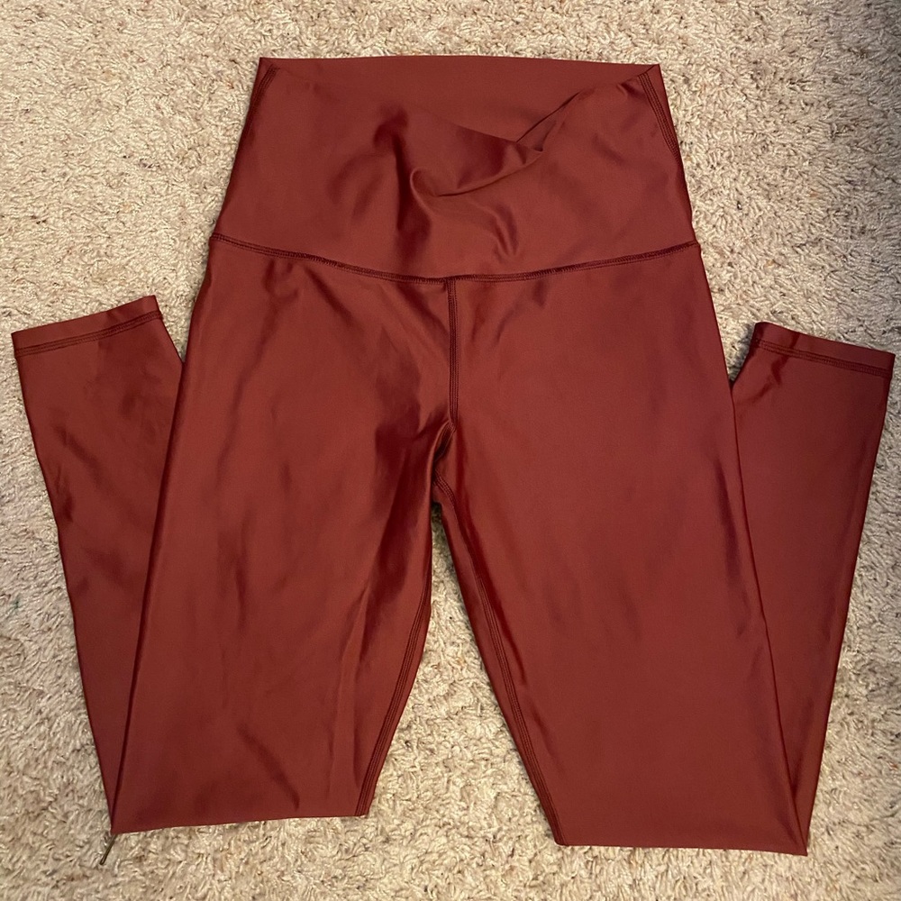Red leggings